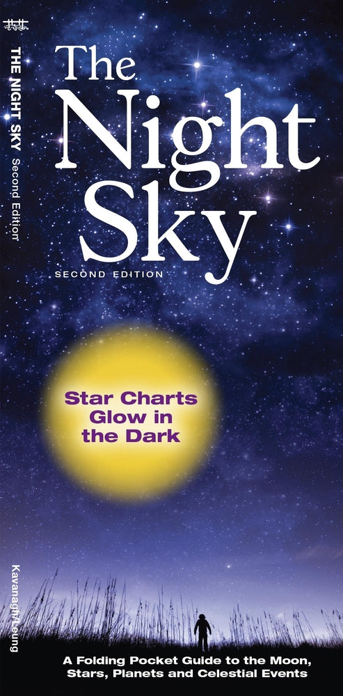 Book cover for The Night Sky: A Folding Pocket Guide to the Moon, Stars, Planets and Celestial Events