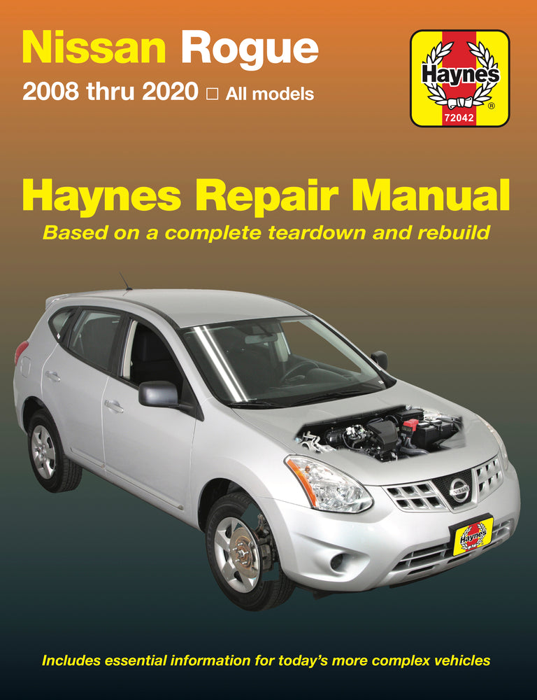 Book cover for Nissan Rogue 2008-20 & Nissan Rogue Select 2014-15