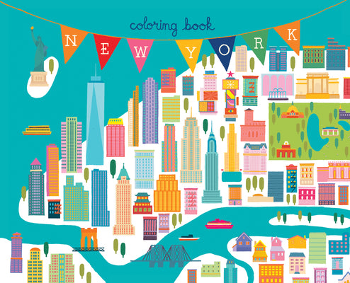 Book cover for New York Coloring Book: Mini Edition
