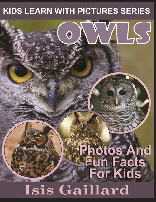 Book cover for Owls: Photos and Fun Facts for Kids
