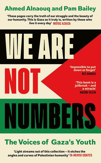 Book cover for We Are Not Numbers: The Voices of Gaza's Youth