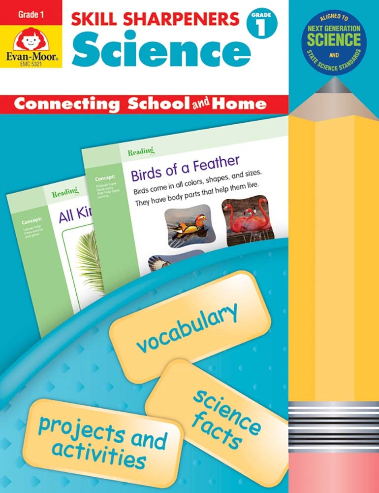 Book cover for Skill Sharpeners: Science, Grade 1 Workbook