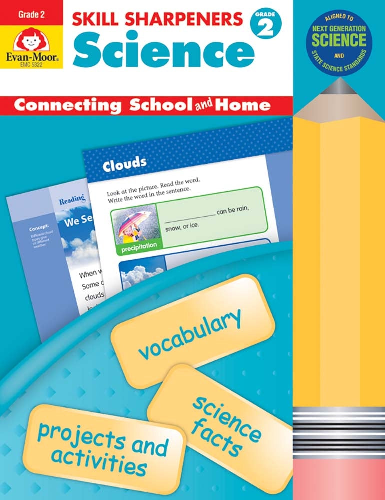 Book cover for Skill Sharpeners: Science, Grade 2 Workbook