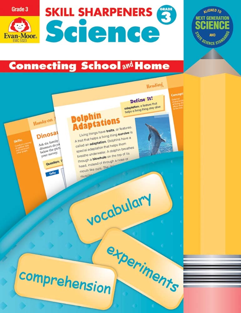 Book cover for Skill Sharpeners: Science, Grade 3 Workbook