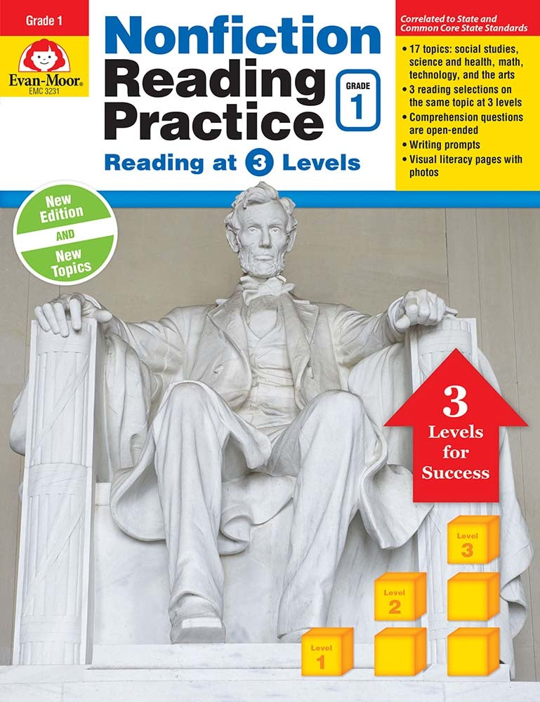 Book cover for Nonfiction Reading Practice, Grade 1 Teacher Resource