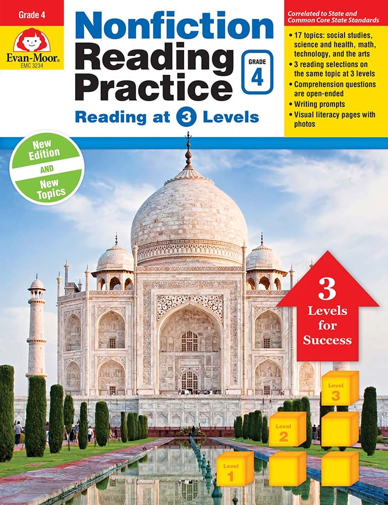 Book cover for Nonfiction Reading Practice, Grade 4 Teacher Resource