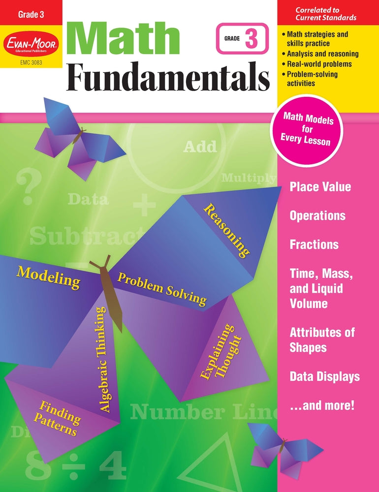 Book cover for Math Fundamentals, Grade 3 Teacher Resource