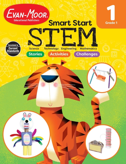 Book cover for Smart Start: Stem, Grade 1 Workbook