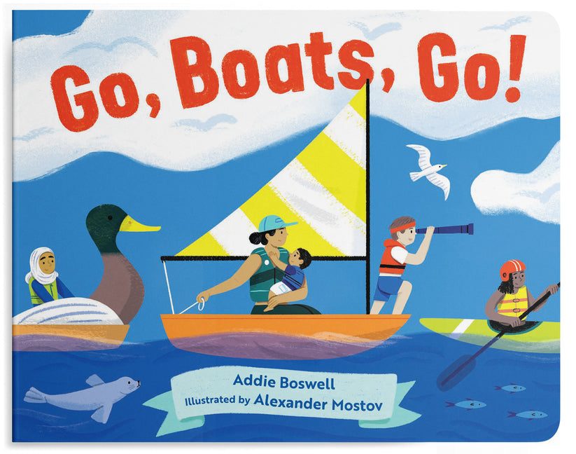 Book cover for Go, Boats, Go!: A Boat Book for Toddlers 1-3