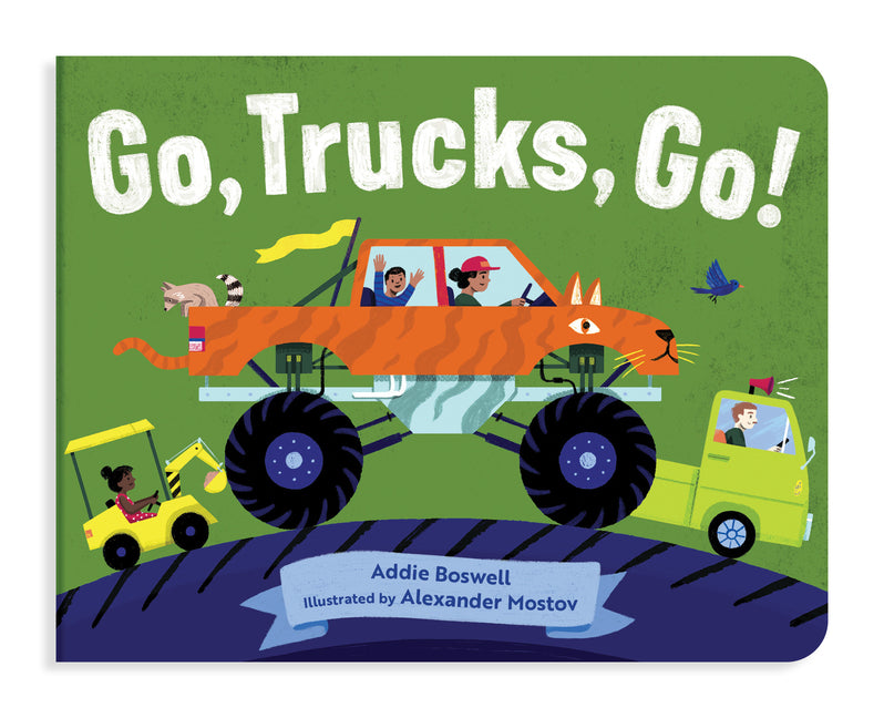 Book cover for Go, Trucks, Go!: Truck Books for Toddlers 1-3