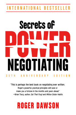 Book cover for Secrets of Power Negotiating, 25th Anniversary Edition