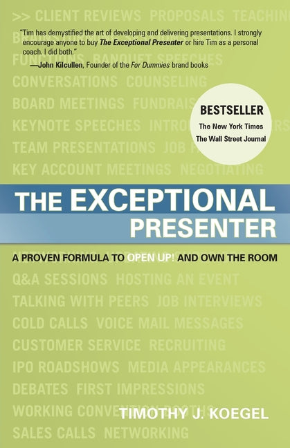 Book cover for The Exceptional Presenter