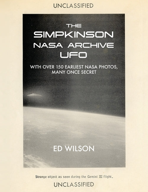 Book cover for Simpkinson NASA Archive UFO: With Over 150 Earliest NASA Photos, Many Once Secret