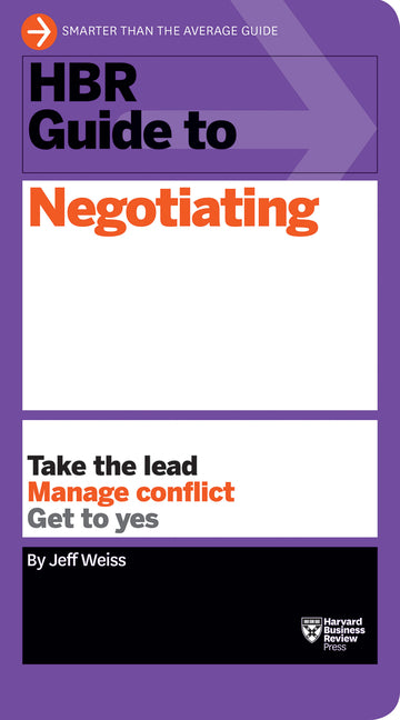 Book cover for HBR Guide to Negotiating