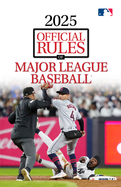 Book cover for 2025 Official Rules of Major League Baseball