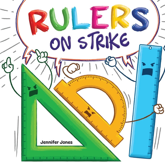 Book cover for Rulers on Strike: A Funny, Rhyming, Read Aloud Kid's Book About Respect and Responsibility