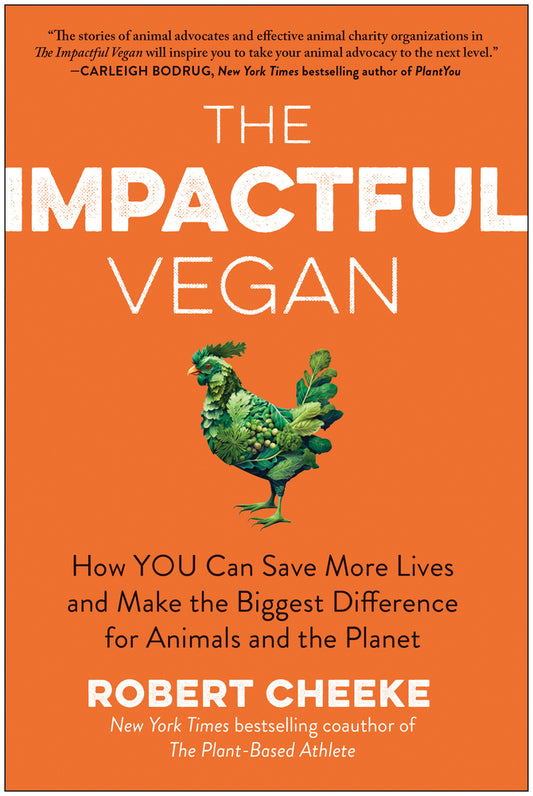 Book cover for The Impactful Vegan: How You Can Save More Lives and Make the Biggest Difference for Animals and the Planet