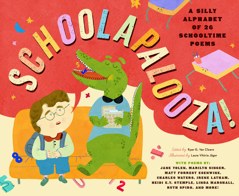 Book cover for Schoolapalooza: A Silly Alphabet of 26 Schooltime Poems