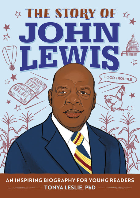 Book cover for Story of John Lewis: An Inspiring Biography for Young Readers