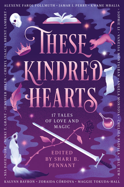Book cover for These Kindred Hearts: A YA Romantasy Anthology