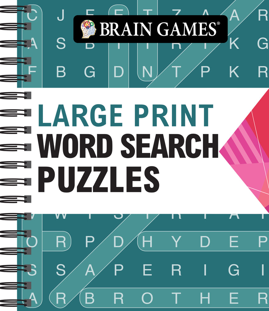 Book cover for Brain Games - Large Print Word Search (Arrow)