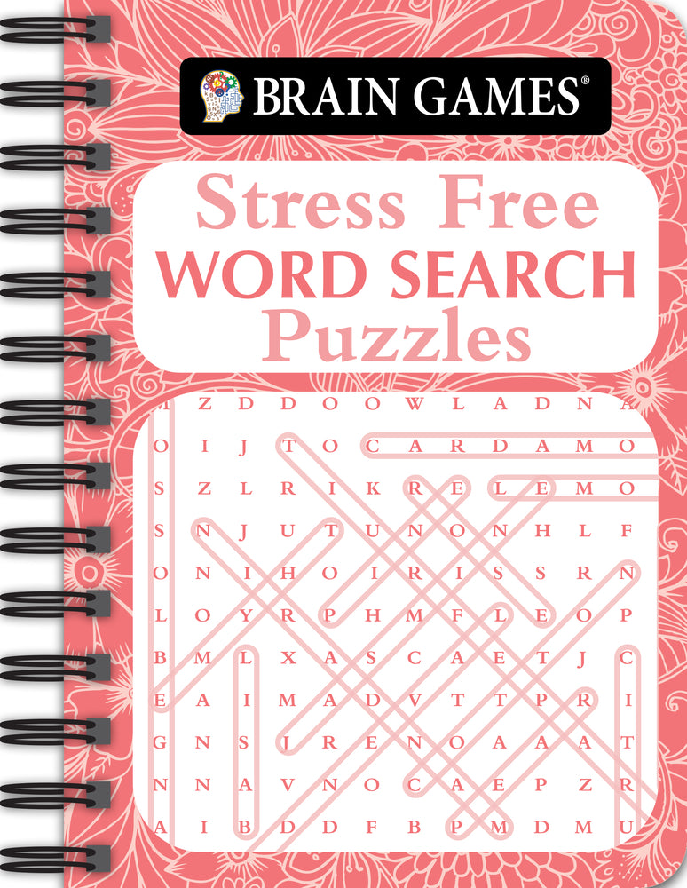 Book cover for Brain Games - To Go - Stress Free: Word Search Puzzles
