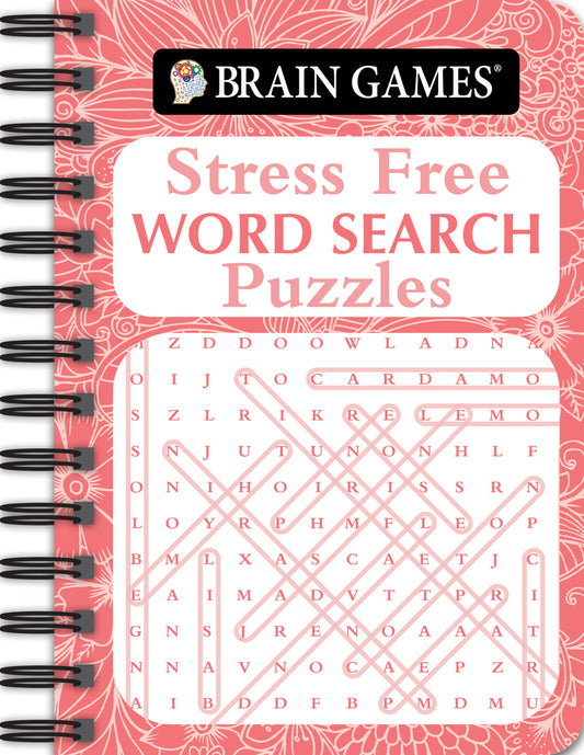 Book cover for Brain Games - To Go - Stress Free: Word Search Puzzles