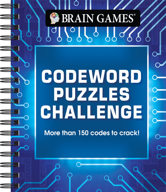 Book cover for Brain Games - Codeword Puzzles Challenge