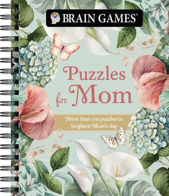 Book cover for Brain Games - Puzzles for Mom: More Than 170 Puzzles to Brighten Mom's Day