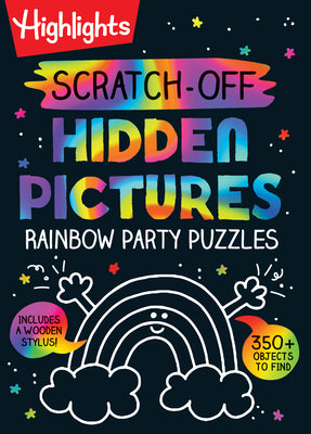 Book cover for Scratch-Off Hidden Pictures Rainbow Party Puzzles