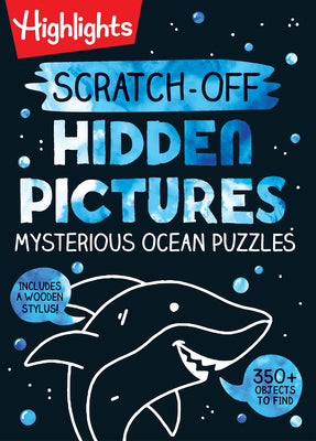 Book cover for Scratch-Off Hidden Pictures Mysterious Ocean Puzzles