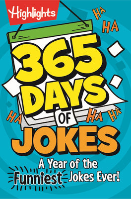 Book cover for 365 Days of Jokes: A Year of the Funniest Jokes Ever!