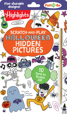 Book cover for Scratch-And-Play Halloween Hidden Pictures
