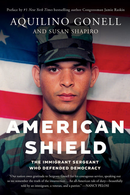 Book cover for American Shield: The Immigrant Sergeant Who Defended Democracy