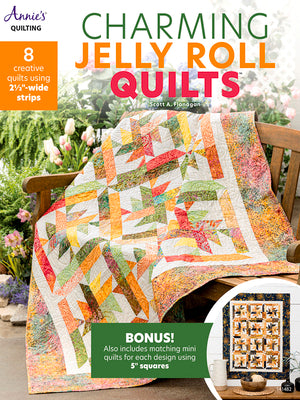 Book cover for Charming Jelly Roll Quilts