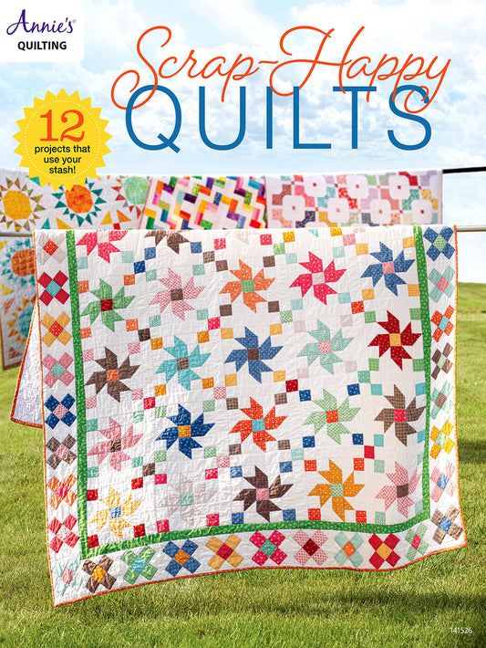 Book cover for Scrap Happy Quilts