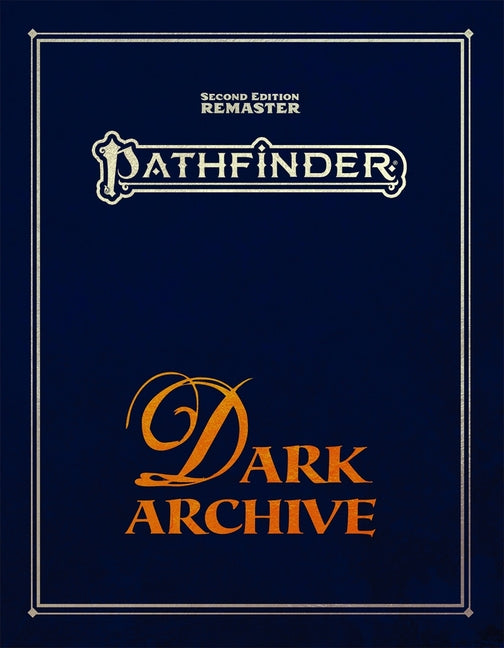 Book cover for Pathfinder Dark Archive (Remastered) (Special Edition, Special)