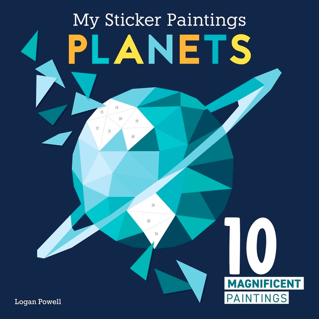 Book cover for My Sticker Paintings: Planets: 10 Magnificent Paintings