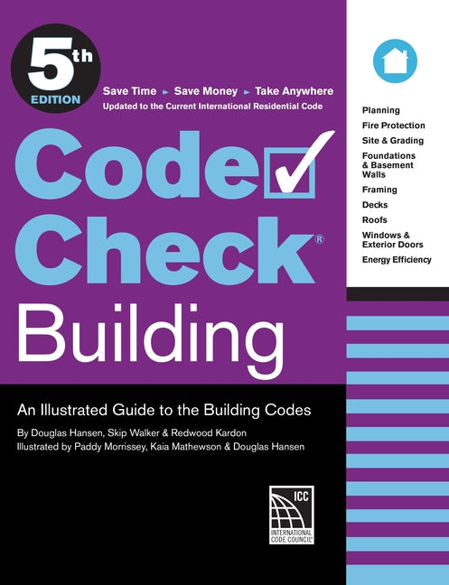 Book cover for Code Check Building 5th Edition: An Illustrated Guide to the Building Codes