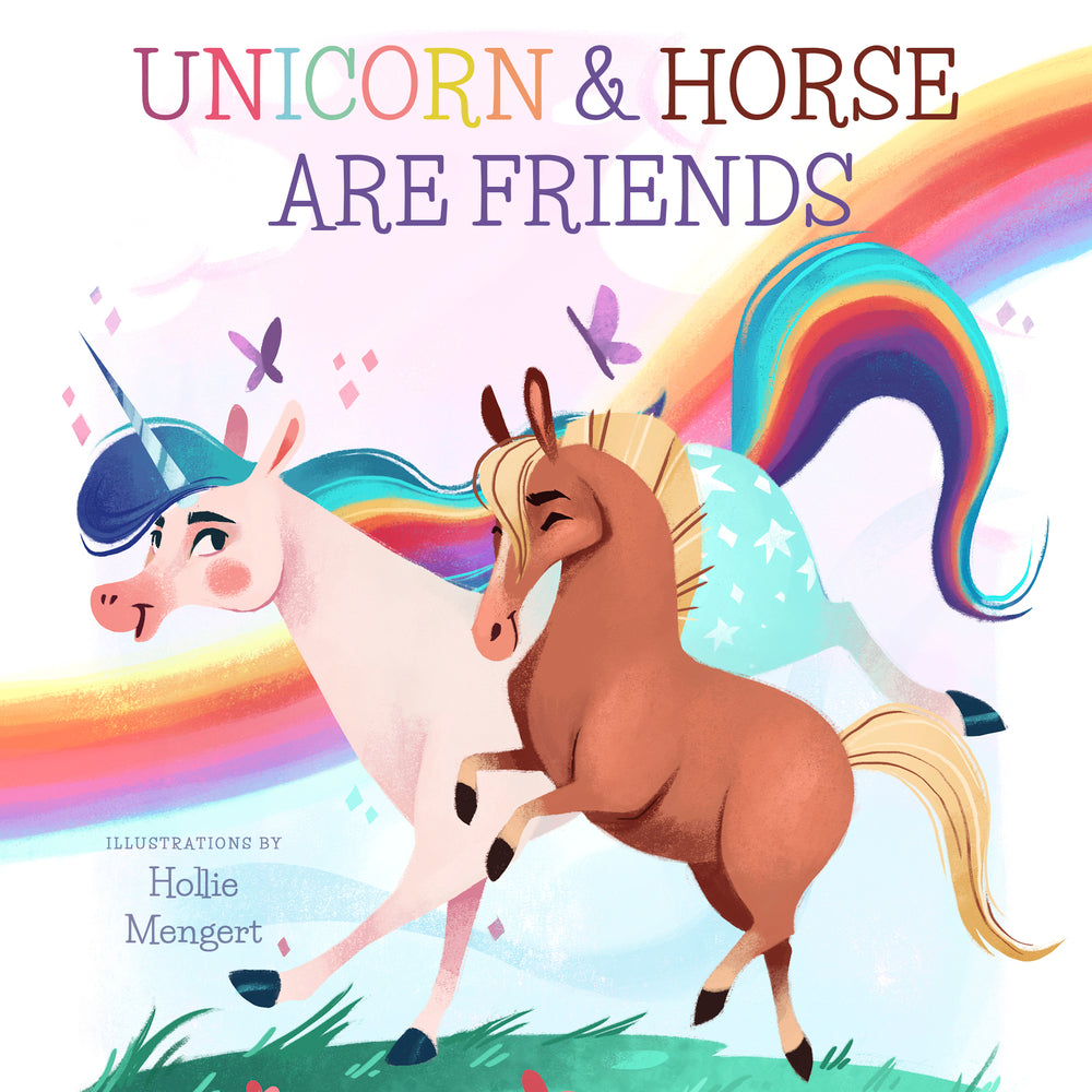Book cover for Unicorn and Horse Are Friends