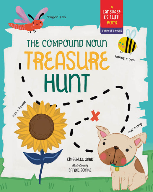 Book cover for Compound Noun Treasure Hunt: A Picture Book about Compound Words