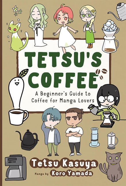 Book cover for Tetsu's Coffee: A Beginner's Guide to Coffee for Manga Lovers