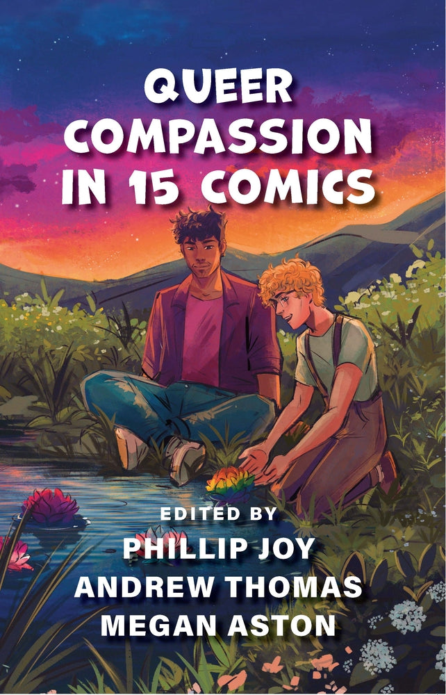 Book cover for Queer Compassion in 15 Comics