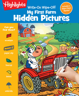 Book cover for Write-On Wipe-Off My First Farm Hidden Pictures
