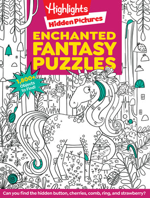 Book cover for Enchanted Fantasy Puzzles