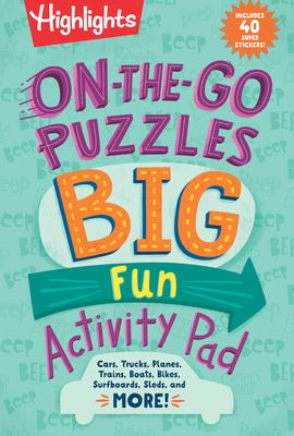 Book cover for On-The-Go Puzzles Big Fun Activity Pad