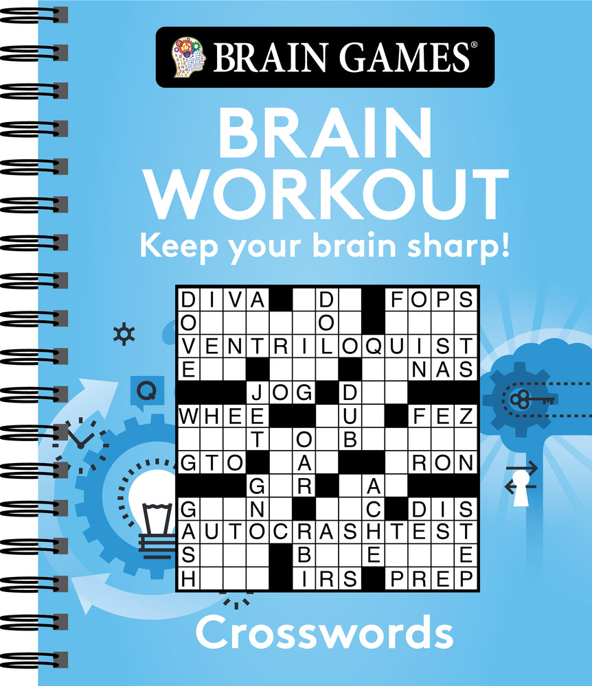 Book cover for Brain Games - Brain Workout: Crossword