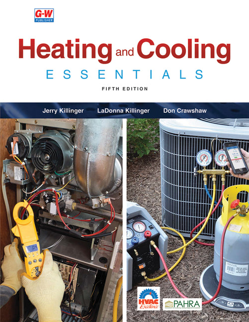 Book cover for Heating and Cooling Essentials (Fifth Edition, Revised, Textbook)