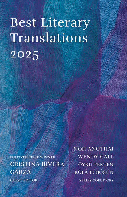 Book cover for Best Literary Translations 2025