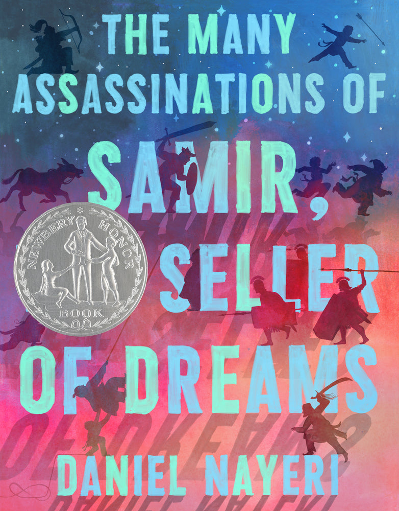 Book cover for The Many Assassinations of Samir, the Seller of Dreams: Newbery Honor Award Winner